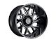 Black Rhino Reaper Gloss Black Milled 8-Lug Wheel; 20x9.5; -18mm Offset (07-10 Silverado 2500 HD)