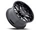 Black Rhino Sierra Gloss Black with Milled Spokes 8-Lug Wheel; 17x9; 12mm Offset (07-10 Silverado 2500 HD)