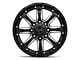 Black Rhino Sierra Gloss Black Milled 8-Lug Wheel; 17x9; -12mm Offset (07-10 Silverado 2500 HD)