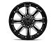 Black Rhino Sierra Gloss Black Milled 8-Lug Wheel; 18x9; -12mm Offset (07-10 Silverado 2500 HD)