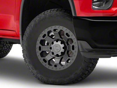 Black Rhino Warlord Matte Gunmetal 8-Lug Wheel; 18x9; -12mm Offset (20-24 Silverado 2500 HD)