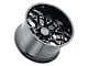 Black Rhino Grimlock Gloss Black Milled 8-Lug Wheel; 20x9.5; 12mm Offset (11-14 Silverado 3500 HD SRW)