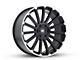 Black Rhino Spear Matte Black Machined 6-Lug Wheel; 20x9; 15mm Offset (19-24 Silverado 1500)