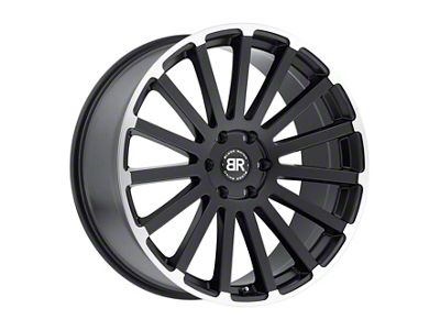 Black Rhino Spear Matte Black Machined 6-Lug Wheel; 22x9.5; 30mm Offset (04-08 F-150)