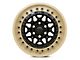 Black Rhino Alpha Matte Black with Sand Lip 6-Lug Wheel; 17x9; -12mm Offset (15-20 Tahoe)