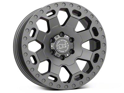 Black Rhino Warlord Matte Gunmetal 6-Lug Wheel; 20x9; 12mm Offset (21-25 Tahoe)