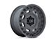 Black Rhino Axle Battleship Gray 6-Lug Wheel; 17x9.5; 6mm Offset (21-24 Yukon)