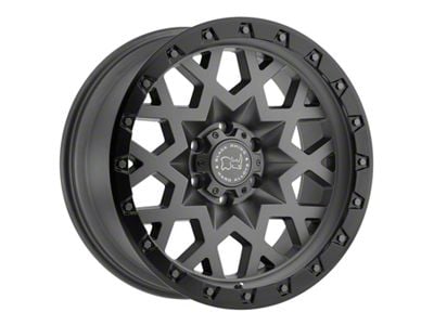 Black Rhino Sprocket Matte Gunmetal with Gloss Black Face 6-Lug Wheel; 18x9.5; -18mm Offset (21-24 Yukon)