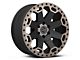 Black Rhino Warlord Matte Black with Machined Dark Tint Lip 6-Lug Wheel; 17x9; 12mm Offset (21-24 Yukon)