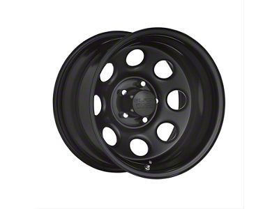 Black Rock Wheels Type 8 Matte Black 6-Lug Wheel; 17x9; 0mm Offset (07-13 Sierra 1500)