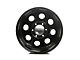 Black Rock Wheels Type 8 Matte Black 6-Lug Wheel; 17x8; 0mm Offset (14-18 Sierra 1500)