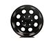 Black Rock Wheels Type 8 Matte Black 6-Lug Wheel; 17x9; -12mm Offset (14-18 Silverado 1500)