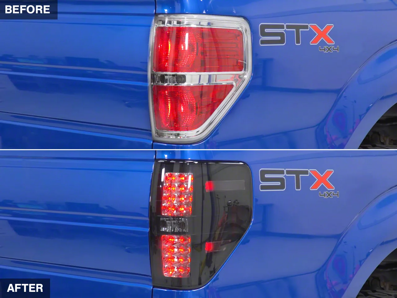 F 150 Led Tail Lights Black Smoked 09 14 F 150 Styleside 6659