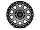 Blackhorn Offroad BH02 Gunmetal with Black Lip 6-Lug Wheel; 17x9; 12mm Offset (07-13 Sierra 1500)