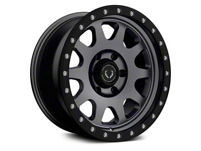 Blackhorn Offroad BH02 Gunmetal with Black Lip 6-Lug Wheel; 17x9; 12mm Offset (07-13 Silverado 1500)