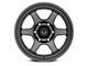 Blackhorn Offroad BH01 Matte Gunmetal 6-Lug Wheel; 17x9; 12mm Offset (07-14 Tahoe)