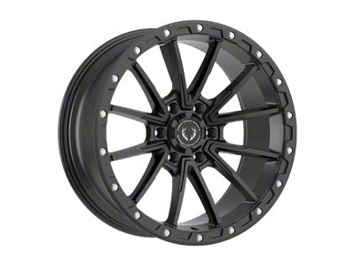 Blackhorn Offroad BH04 Matte Black 6-Lug Wheel; 20x9; 0mm Offset (23-24 Colorado)