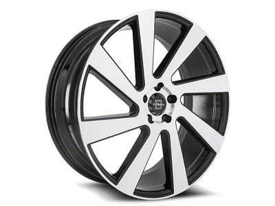 Blade Luxury BL-406 Napo Gloss Black and Milled 6-Lug Wheel; 26x9.5; 25mm Offset (23-25 Canyon)