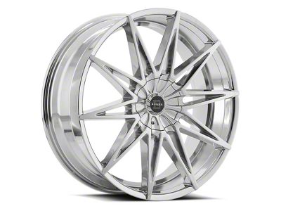 Blade Luxury BL-403 Lucid Chrome 6-Lug Wheel; 22x9.5; 25mm Offset (23-25 Colorado)