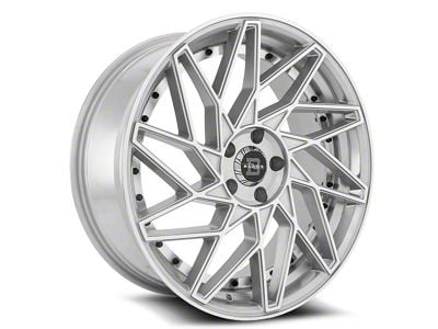 Blade Luxury RT-455 Venzo Silver and Machined 5-Lug Wheel; 20x8.5; 35mm Offset (87-90 Dakota)