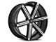 Blade Luxury RT-454 Sargon Gloss Black and Machined 6-Lug Wheel; 22x9.5; 25mm Offset (09-14 F-150)