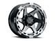 Blaque Diamond Wheels BD-O728 Gloss Black with Machine Face 5-Lug Wheel; 20x10; -18mm Offset (02-08 RAM 1500, Excluding Mega Cab)