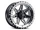 Blaque Diamond Wheels BD-O102 Gloss Black with Machine Face 6-Lug Wheel; 20x10; 1mm Offset (07-13 Silverado 1500)