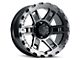 Blaque Diamond Wheels BD-O801 Gloss Black with Machine Face 6-Lug Wheel; 17x9; -12mm Offset (07-13 Silverado 1500)