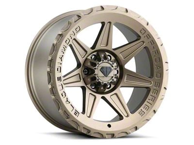 Blaque Diamond Wheels BD-O102 Matte Bronze 5-Lug Wheel; 20x10; 1mm Offset (02-08 RAM 1500, Excluding Mega Cab)