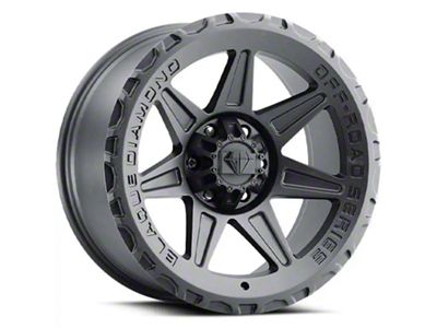 Blaque Diamond Wheels BD-O102 Matte Textured Black 5-Lug Wheel; 18x9; 1mm Offset (02-08 RAM 1500, Excluding Mega Cab)