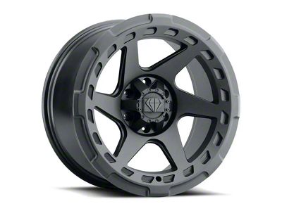 Blaque Diamond Wheels BD-O728 Matte Textured Black 6-Lug Wheel; 17x9; -12mm Offset (07-14 Tahoe)