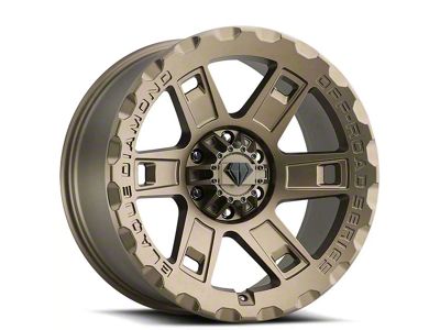 Blaque Diamond Wheels BD-O801 Matte Bronze 6-Lug Wheel; 17x9; 1mm Offset (07-14 Tahoe)