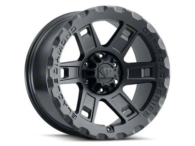 Blaque Diamond Wheels BD-O801 Matte Textured Black 6-Lug Wheel; 18x9; -12mm Offset (07-14 Tahoe)
