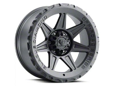 Blaque Diamond Wheels BD-O102 Matte Textured Black 6-Lug Wheel; 18x9; 1mm Offset (09-14 F-150)