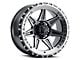 Blaque Diamond Wheels BD-O102 Gloss Black with Machine Face 6-Lug Wheel; 18x9; 1mm Offset (23-25 Canyon)