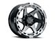 Blaque Diamond Wheels BD-O728 Gloss Black with Machine Face 5-Lug Wheel; 18x9; -12mm Offset (05-11 Dakota)