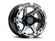 Blaque Diamond Wheels BD-O728 Gloss Black with Machine Face 5-Lug Wheel; 20x10; 1mm Offset (05-11 Dakota)