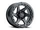 Blaque Diamond Wheels BD-O728 Matte Textured Black 5-Lug Wheel; 17x9; 1mm Offset (05-11 Dakota)