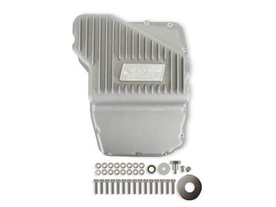 B&M 545RFE/66RFE Hi-TEK Deep Transmission Pan; Natural (00-11 Dakota)