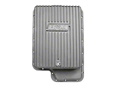 B&M E40D/4R100 Hi-TEK Deep Transmission Pan; Natural (99-04 F-350 Super Duty)