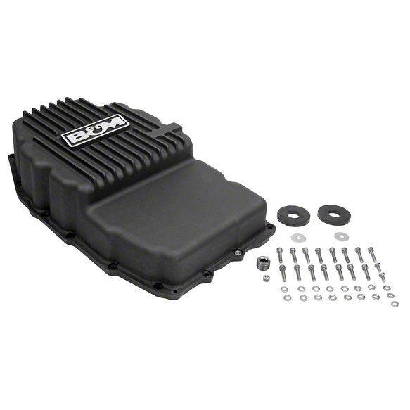 B&M Sierra 1500 8L90E Accumulator Hi-Tek Deep Transmission Pan; Black ...