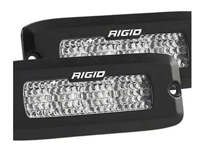 BMC Lights 3-Inch Hitch Bar Lighting Kit with Rigid 6-Inch Midnight Series SR-Q Pro Lights; Flood Beam (11-16 F-250 Super Duty)