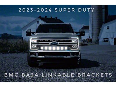 BMC Lights Baja Designs XL Linkable Brackets (23-25 F-250 Super Duty)