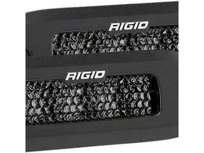 BMC Lights 3-Inch Hitch Bar Lighting Kit with Rigid 6-Inch Midnight Series SR-Q Pro Lights and Rigid Ignite End Cap Upgrade; Flood Beam (20-24 Sierra 2500 HD)