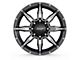 BMF Wheels Roulette Gloss Black Milled 8-Lug Wheel; 20x10; -25mm Offset (20-24 Sierra 2500 HD)