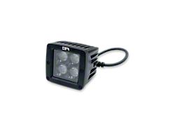 Body Armor 4x4 Blackout LED Cube Lights; Flood Beam (Universal; Some Adaptation May Be Required)