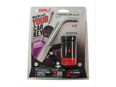 BOLT Lock 1/2-Inch Class I and II Trailer Hitch Lock for Early Model Double Cut Keys