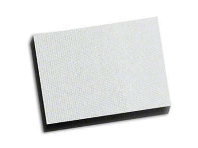 Boom Mat Sound Deadening Headliner; 1-Inch Thick; White Original Finish (Universal; Some Adaptation May Be Required)