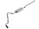 Borla Touring Single Exhaust System with Black Chrome Tip; Side Exit (19-24 4.3L Silverado 1500)