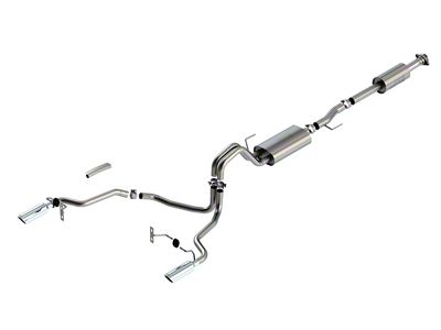 Borla S-Type Dual Exhaust System with Chrome Tips; Rear Exit (21-24 3.3L F-150)
